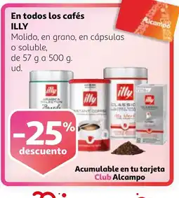 Alcampo ILLY En todos los cafés oferta