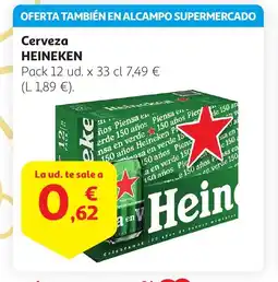 Alcampo HEINEKEN cerveza oferta