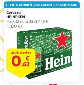 Alcampo HEINEKEN cerveza oferta