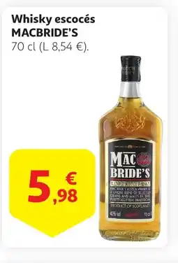 Alcampo MACBRIDE'S Whisky escocés oferta