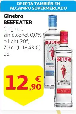 Alcampo BEEFEATER Ginebra oferta