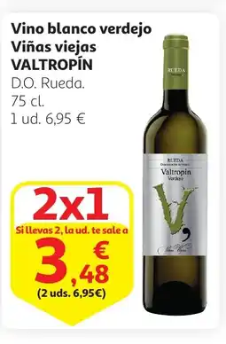 Alcampo VALTROPÍN Vino blanco verdejo Viñas viejas oferta