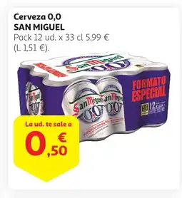 Alcampo SAN MIGUEL Cerveza 0,0 oferta