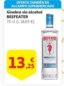 Alcampo BEEFEATER Ginebra sin Ginebra sin alcohol oferta