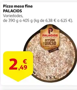 Alcampo PALACIOS Pizza masa fina oferta