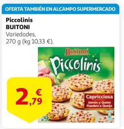 Alcampo BUITONI Piccolinis oferta