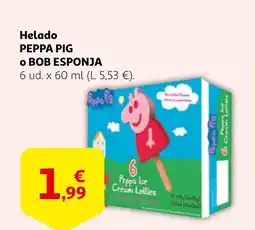 Alcampo PEPPA PIG Helado oferta