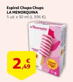 Alcampo LA MENORQUINA Espiral Chupa Chups oferta