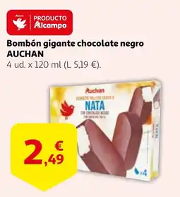 Alcampo AUCHAN Bombón gigante chocolate negro oferta