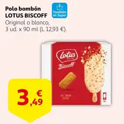 Alcampo LOTUS BISCOFF Polo bombón oferta