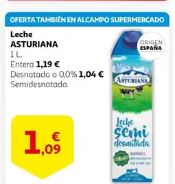 Alcampo ASTURIANA Leche oferta