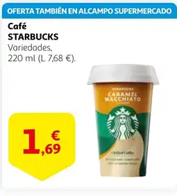Alcampo STARBUCKS Café oferta