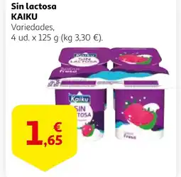 Alcampo KAIKU Sin lactosa oferta