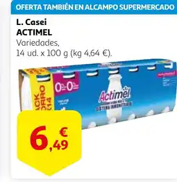 Alcampo ACTIMEL L. Casei oferta