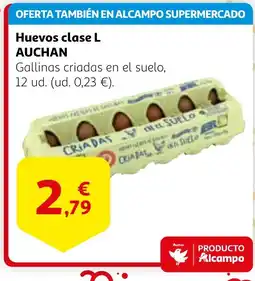 Alcampo AUCHAN Huevos clase L oferta