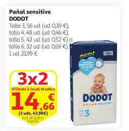 Alcampo DODOT Pañal sensitive oferta