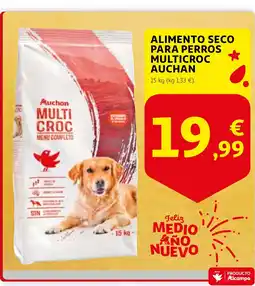 Alcampo AUCHAN Alimento seco para perros multicroc oferta