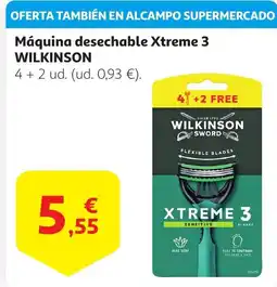Alcampo WILKINSON Máquina desechable Xtreme 3 oferta
