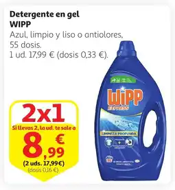Alcampo WIPP Detergente en gel oferta