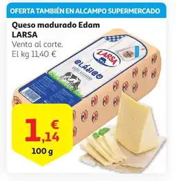 Alcampo LARSA Queso madurado Edam oferta