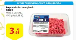 Alcampo ROLER Preparado de carne picada oferta