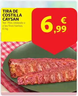 Alcampo Tira de costilla caysan oferta