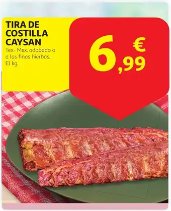 Alcampo Tira de costilla caysan oferta