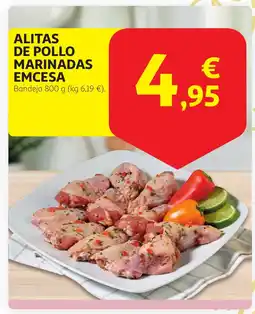 Alcampo Alitas de pollo marinadas emcesa oferta