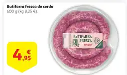 Alcampo Butifarra fresca de cerdo oferta