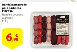 Alcampo EMCESA Bandeja preparado para barbacoa oferta