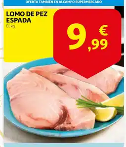 Alcampo Lomo de pez espada oferta