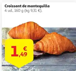 Alcampo Croissant de mantequilla oferta