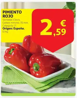 Alcampo Pimiento rojo oferta