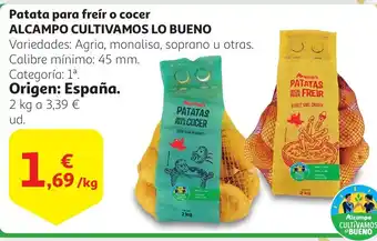 Alcampo Patata para freír o cocer oferta