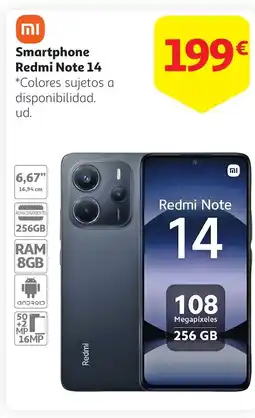 Alcampo Smartphone Redmi Note 14 oferta