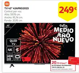 Alcampo TV 43" 43APRO2025 oferta