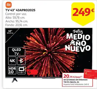 Alcampo TV 43" 43APRO2025 oferta