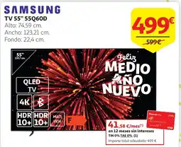 Alcampo SASAMSUNG TV 55" 55Q60D oferta