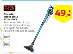 Alcampo BLACK+ DECKER Aspirador escoba cable oferta