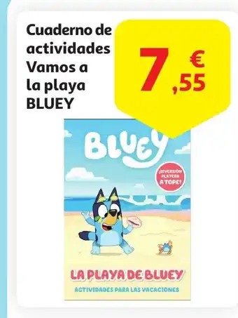 Alcampo BLUE Cuaderno de actividades Vamos a la playa oferta