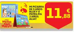 Alcampo Mi pizarra de 5 años bluey o peppa pig 2 años oferta