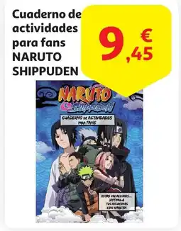 Alcampo NARUTO SHIPPUDEN Cuaderno de actividades para fans oferta