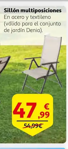 Alcampo Sillón multiposiciones oferta