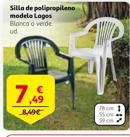 Alcampo Silla de polipropileno modelo Lagos oferta
