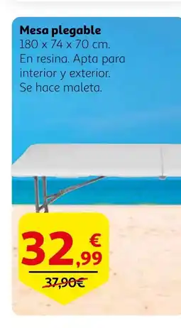 Alcampo Mesa plegable oferta