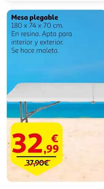 Alcampo Mesa plegable oferta