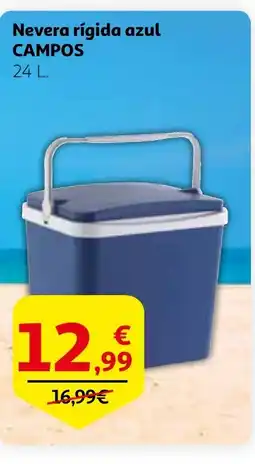 Alcampo CAMPOS Nevera rígida azul oferta