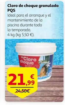 Alcampo Cloro de choque granulado oferta
