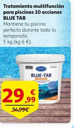 Alcampo BLUE TAB Tratamiento multifunción para piscinas 10 acciones oferta