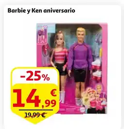 Alcampo Barbie y Ken aniversario oferta